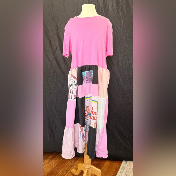 Upcycle Patchwork Dress - Picture 1 of 6